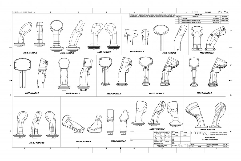 mg handle styles
